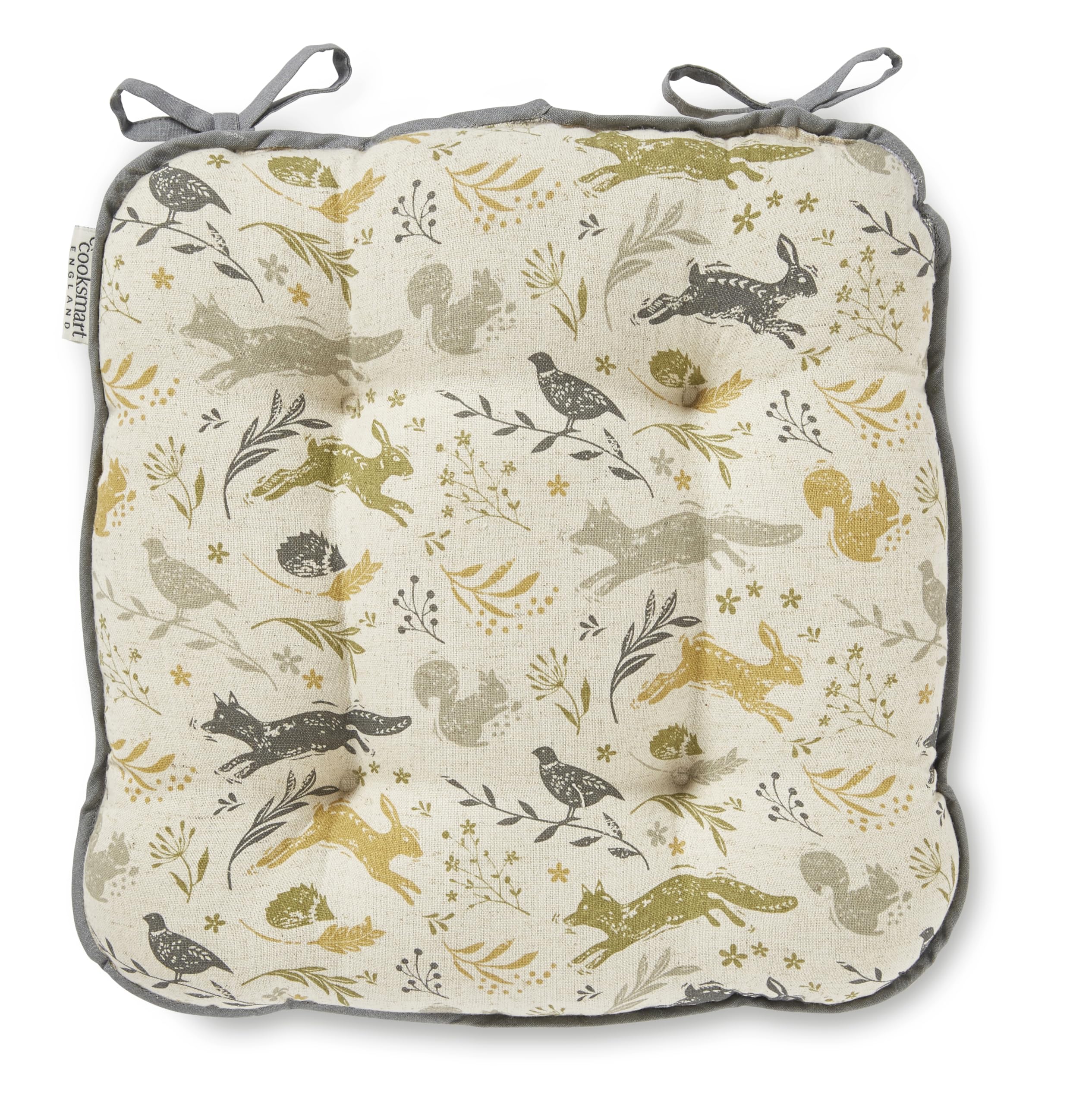 Almohadilla de Asiento Woodland cojín acolchado textil para sillas y bancos