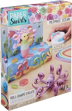 Alex DIY Paper Swirls 3D Mermaid Ocean Kids Art and Craft Activity