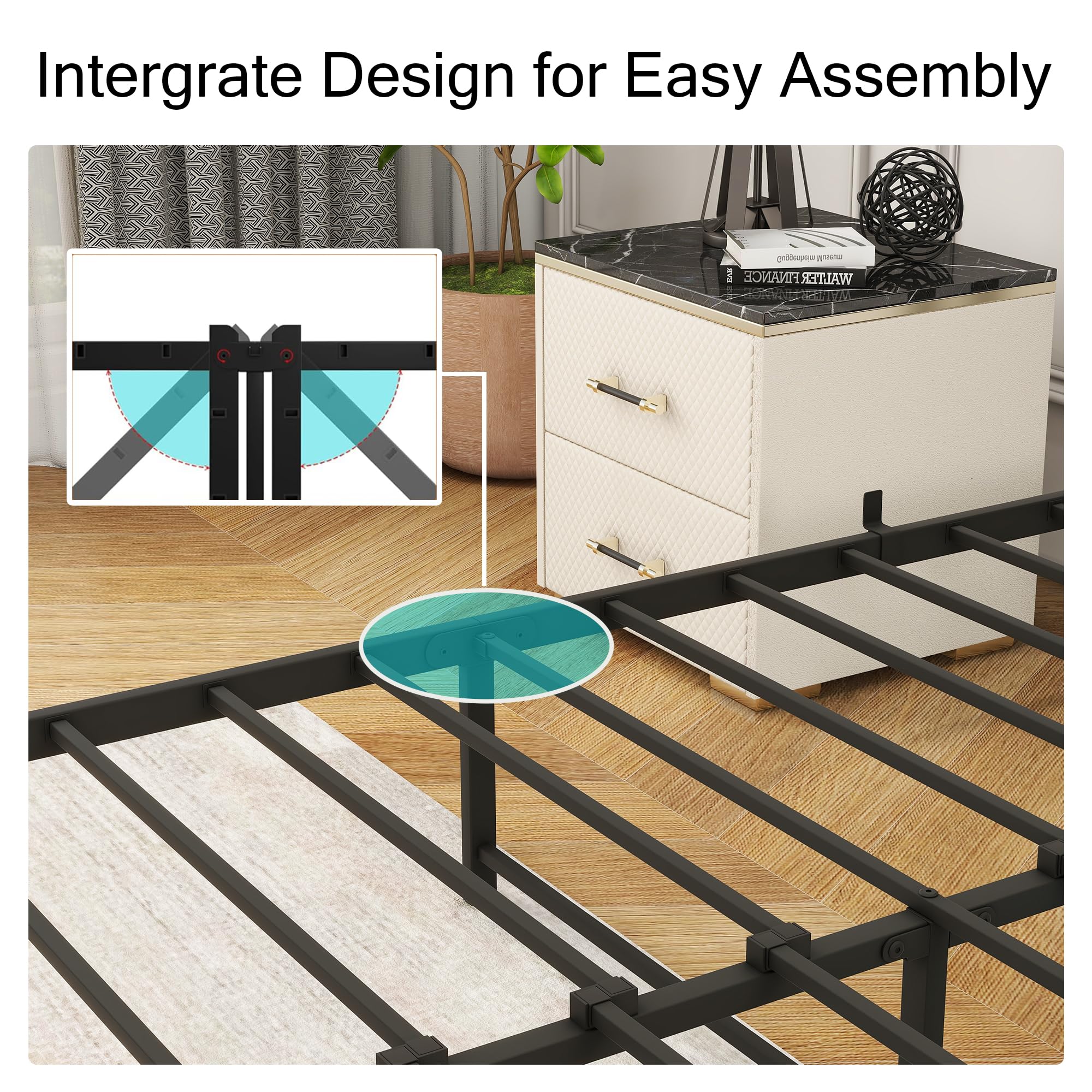 Estructura de cama tapizada de 120 x 200 cm, marco de cama doble con LED y estación de carga, marco de cama con espacio de almacenamiento, cama juvenil, cama de invitados con cabecero