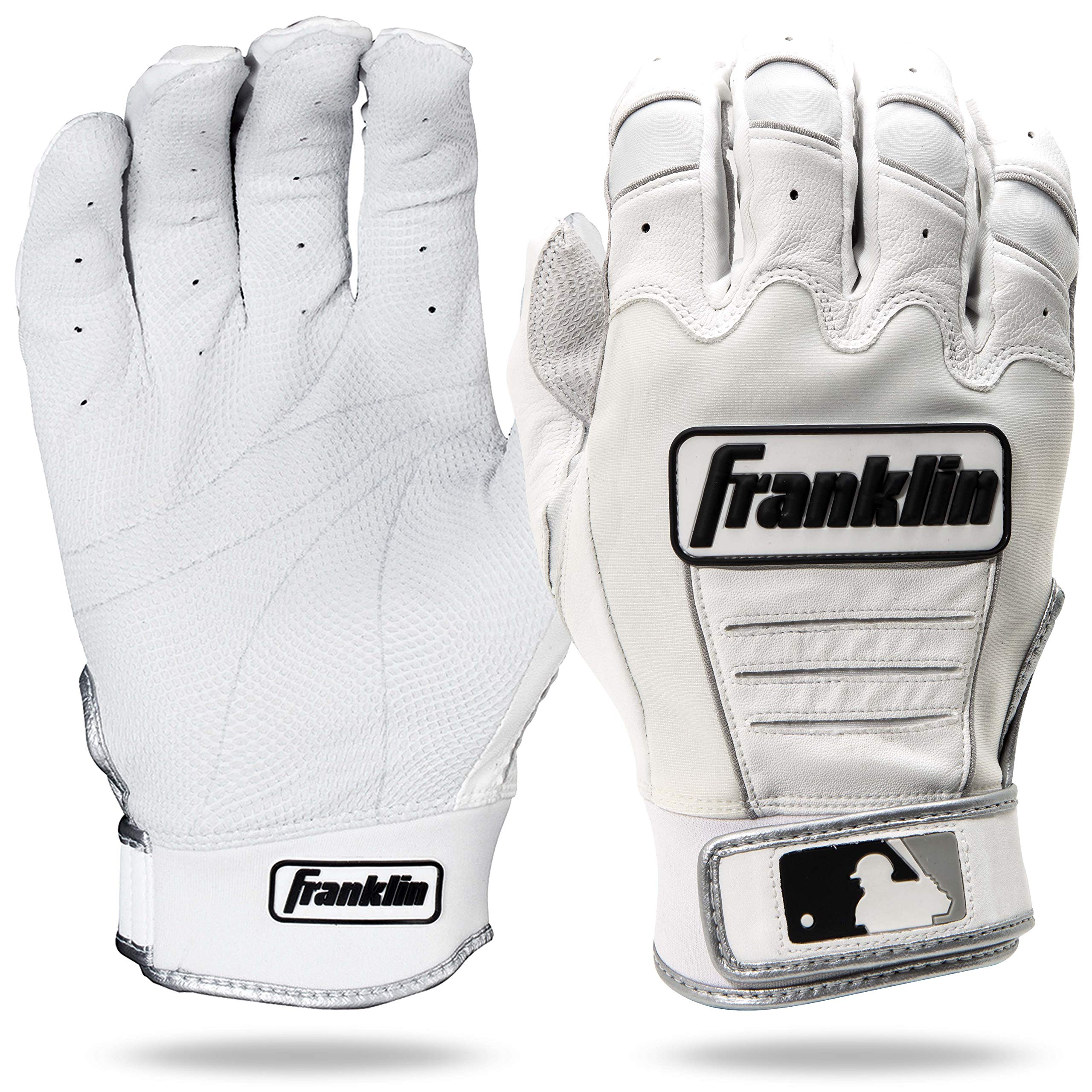 Franklin Sports MLB Batting Gloves - Infinite Powerstrap Baseball + Softball Long Cuff Batting Gloves - Adult + Youth