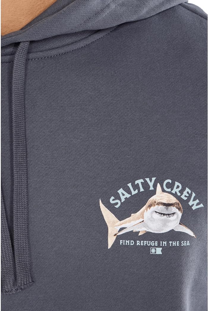 Мужская флисовая кофта Salty Crew Lurking, цвет: Чёрный — фото 4