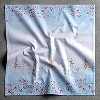 Vista 8 de Maison d' Hermine - Juego de 4 servilletas 100% algodón, suaves y cómodas, primavera/verano