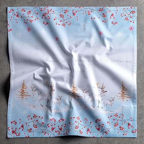 Miniatura 8 de Maison d' Hermine - Juego de 4 servilletas 100% algodón, suaves y cómodas, primaveraverano