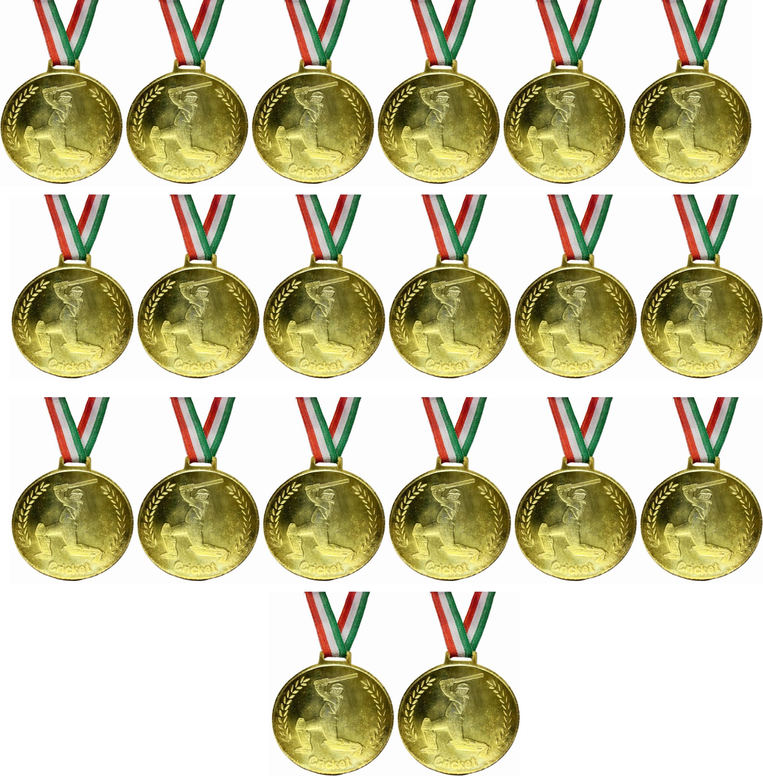 2.5-Inch Cricket Medals with IND Strip - Pack of 20 for Competitions-picture-19