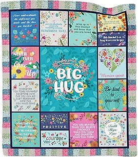 Get Well Gifts for Women, Inspirational Healing Blanket, Feel Better After Surgery Gifts, Soft Warm Hug Blanket Throw 60"x50"