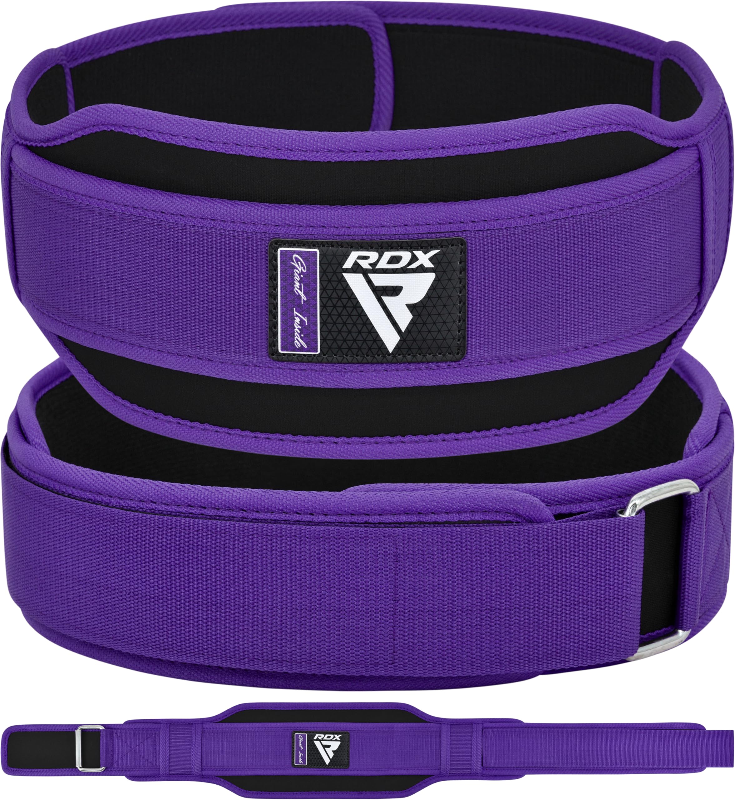 RDX Weight Lifting Belt for Men and Women, Durable EVA Foam Padding, Iron Buckle, Back Soft Support for Powerlifting, Bodybuilding and Weightlifting Gym Workout Fitness Exercise Equipment