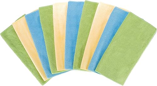 Fuller Brush Microfiber Everyday All Home Cloth 19410 (10 paños multicolores)