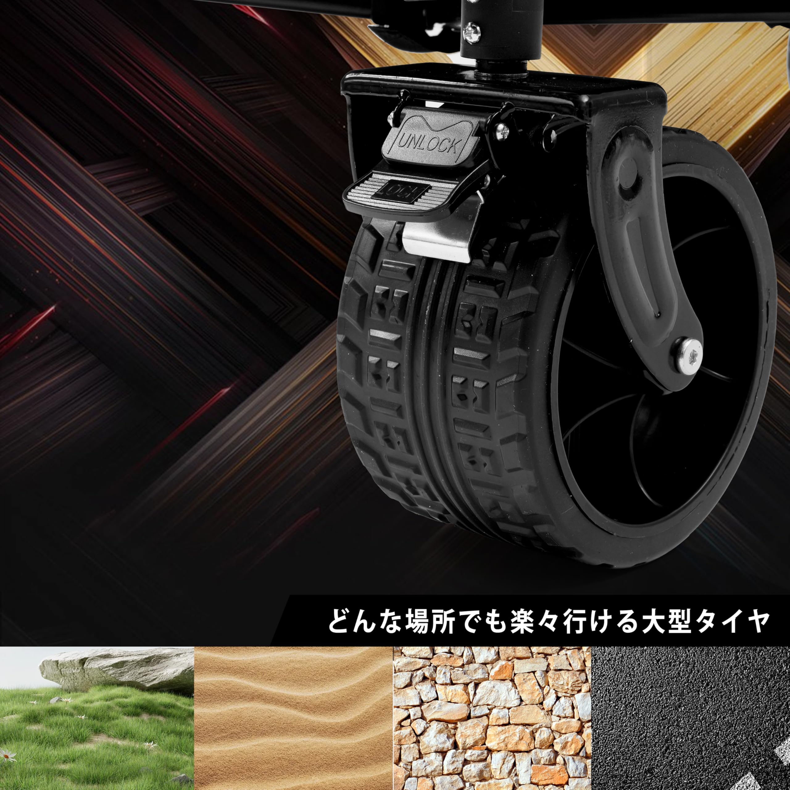 Amazon.co.jp: SunnyFeel 300L 高耐荷重250kg キャリーワゴン