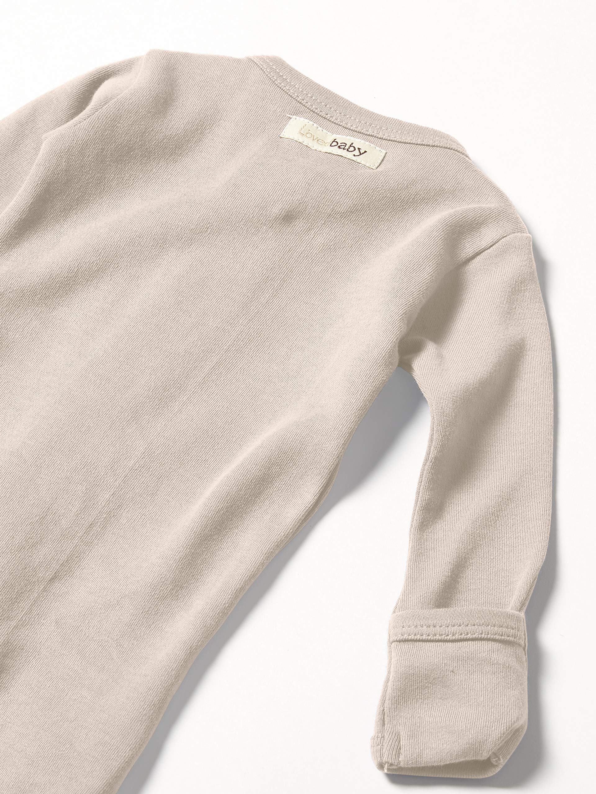 L'ovedbaby Baby-Jungen Organic Zipper Footie Einteilige Fuß