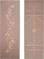 Ascend Yoga Mat by SunshineYoga: 6mm Thick Non-Slip, 72x24 Reversible Alignment Lines for Yoga, Pilates, Home Workouts