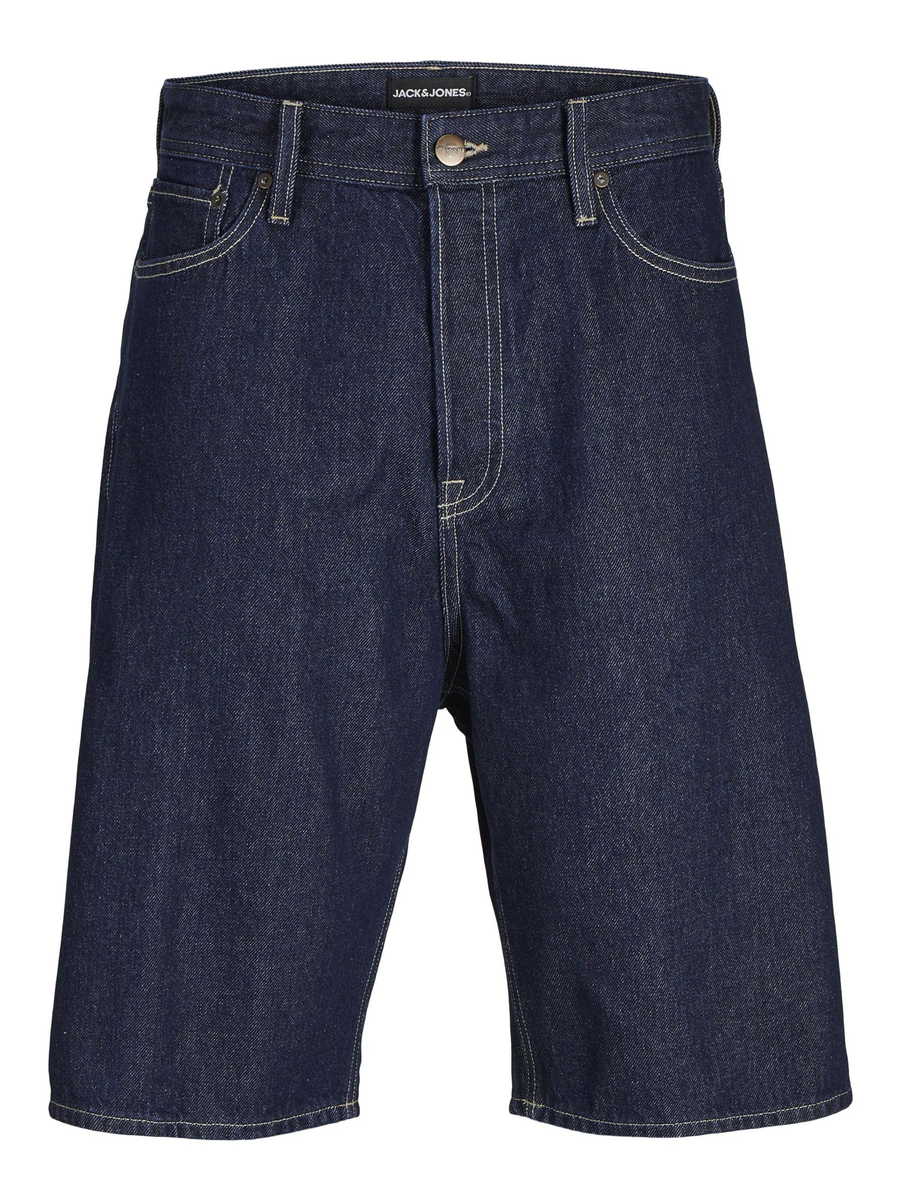 Jack & Jones Men's Blue Denim Jjiron Jjoriginal Shorts Sbd 492 Sn, L