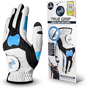 ME AND MY GOLF True Grip Training Golf Glove - Perfect Grip Every Swing, Includes Instructional Training Videos, Fix Your Slice and Improve Your Grip, Golf Gloves Men