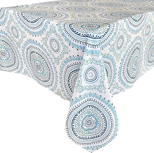 Miniatura 3 de Newbridge - Manteles de tela resistentes a la suciedad para interiores y exteriores con estampado contemporáneo