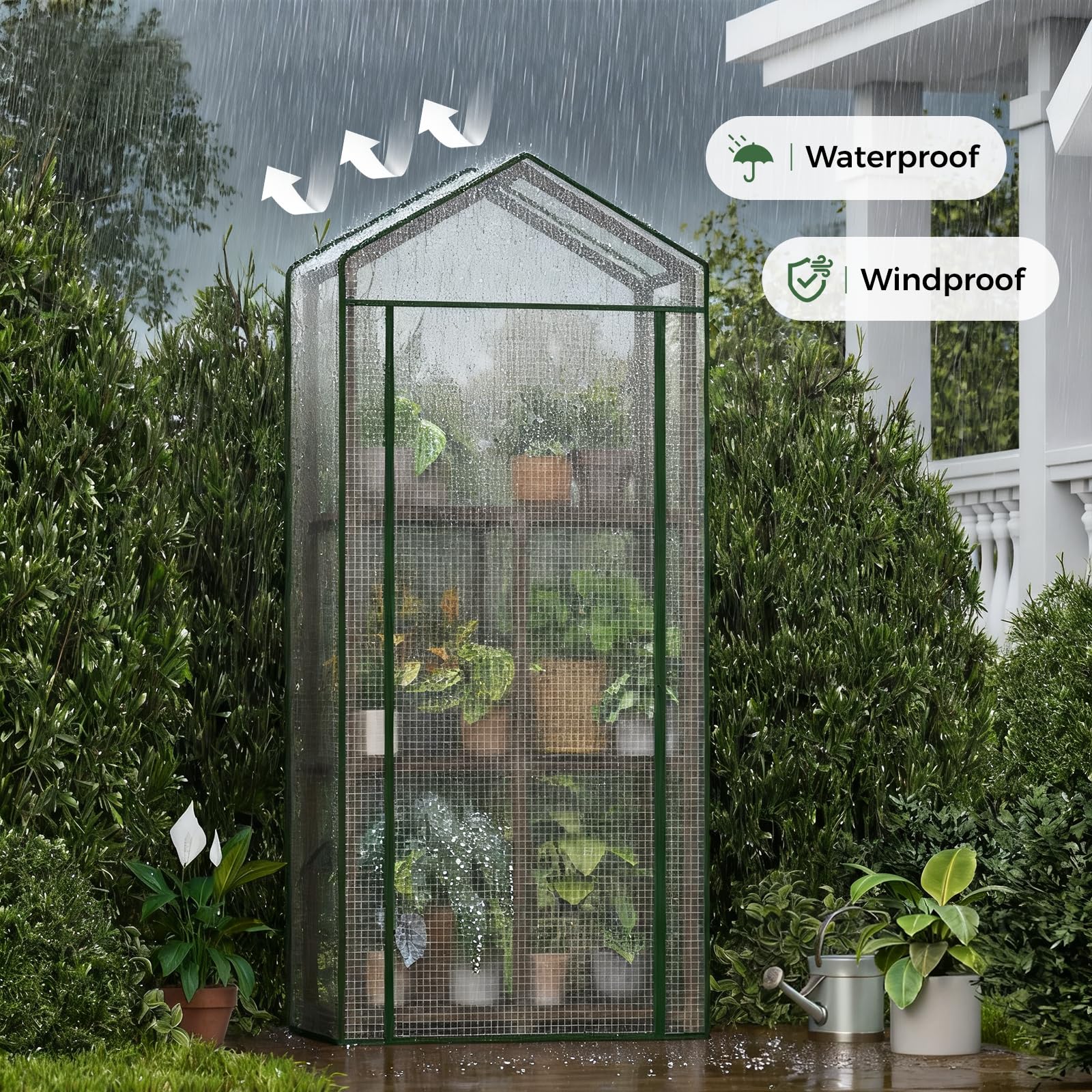 Amazon.com : Bamworld 23 x 17 x 54-Inch Mini Greenhouses for