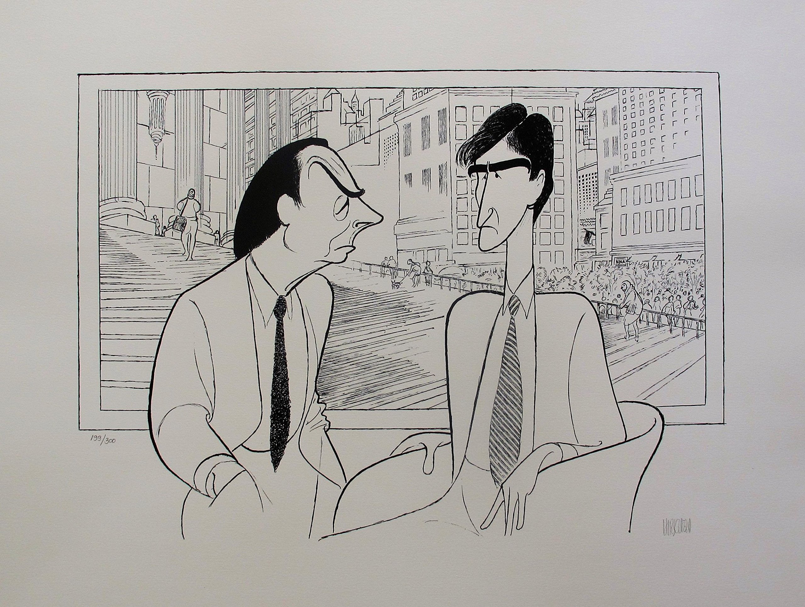 Amazon.com: Art by Al Hirschfeld Law & Order” Hand Signed