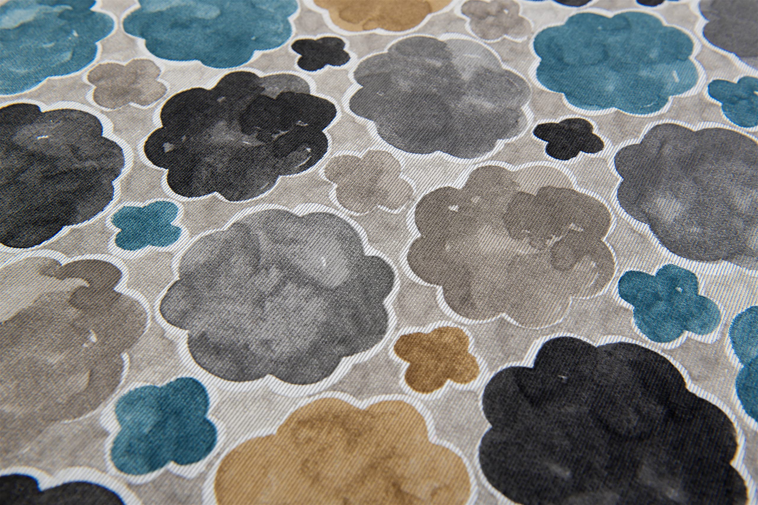 Tappeto Cucina In Vinile Antiscivolo 52x200 Cm - Stampa Margherite, Lavabile, Made In Italy - Foto 7