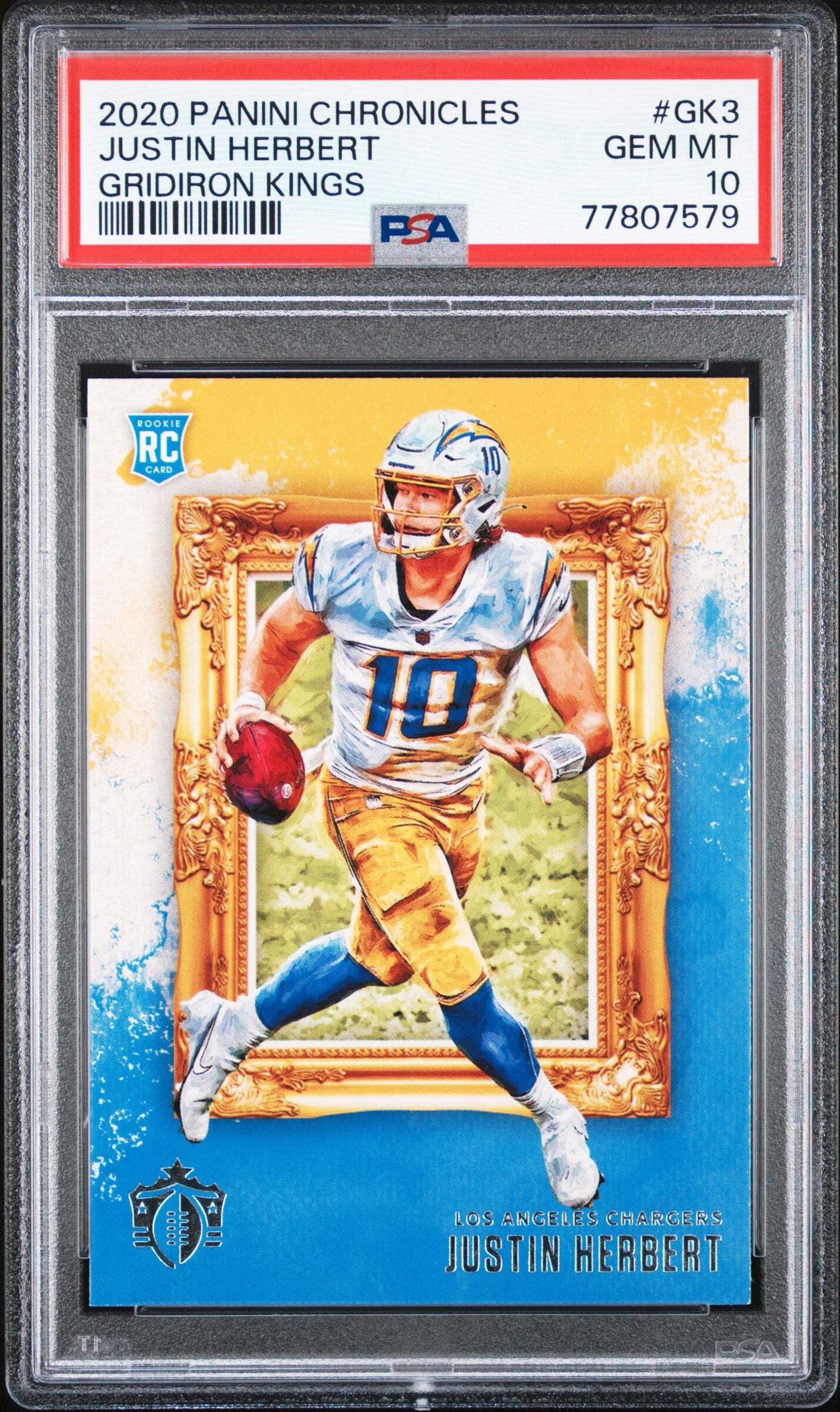 Amazon.com: Graded 2020 Panini Chronicles Justin Herbert #GK3