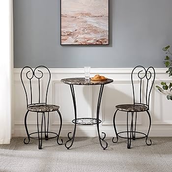 F F　0106 Amazon.com - JOIN IRON 2-Piece Bistro Dining Set for Indoor