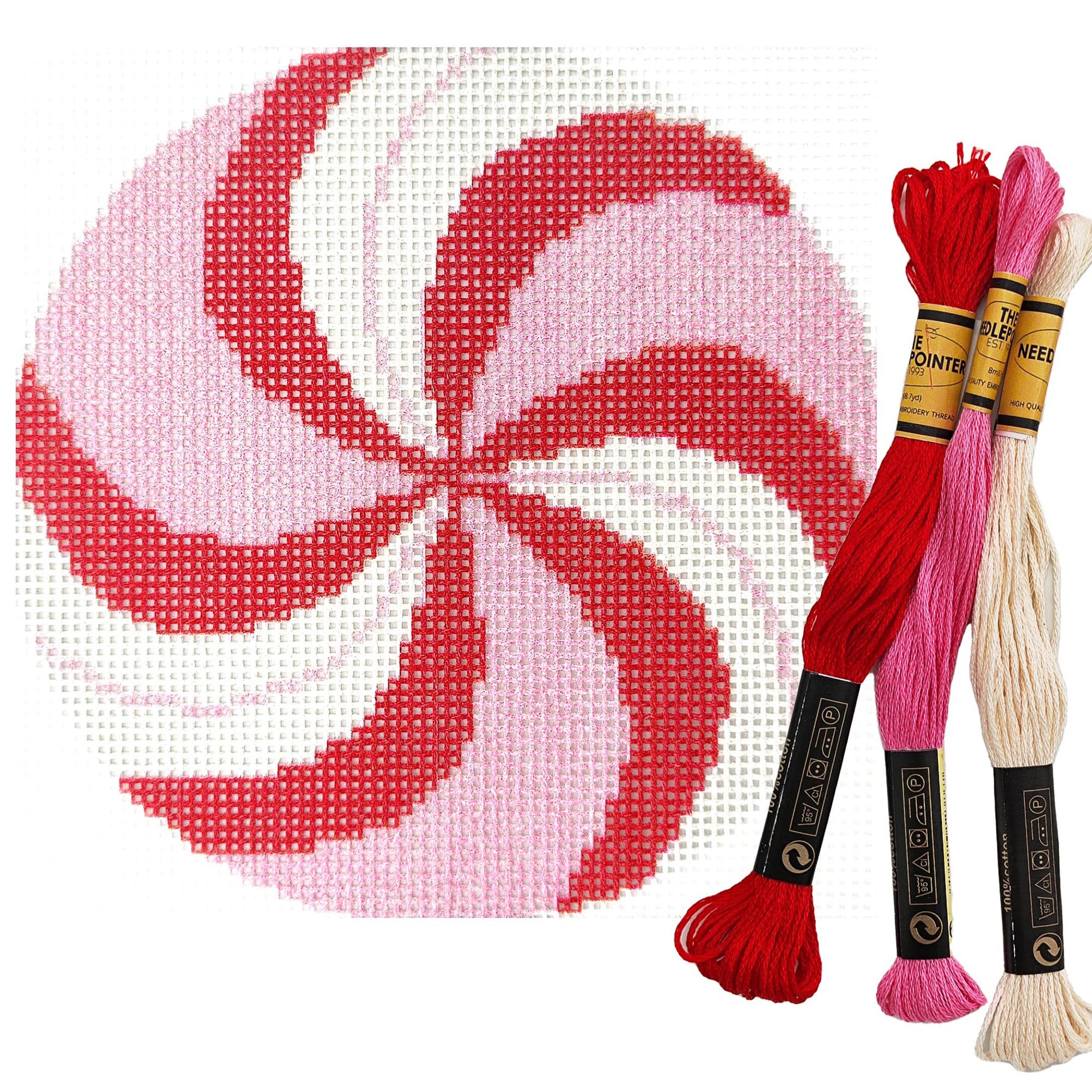 Beginner Needlepoint Kits - Printed Canvas Designs -1