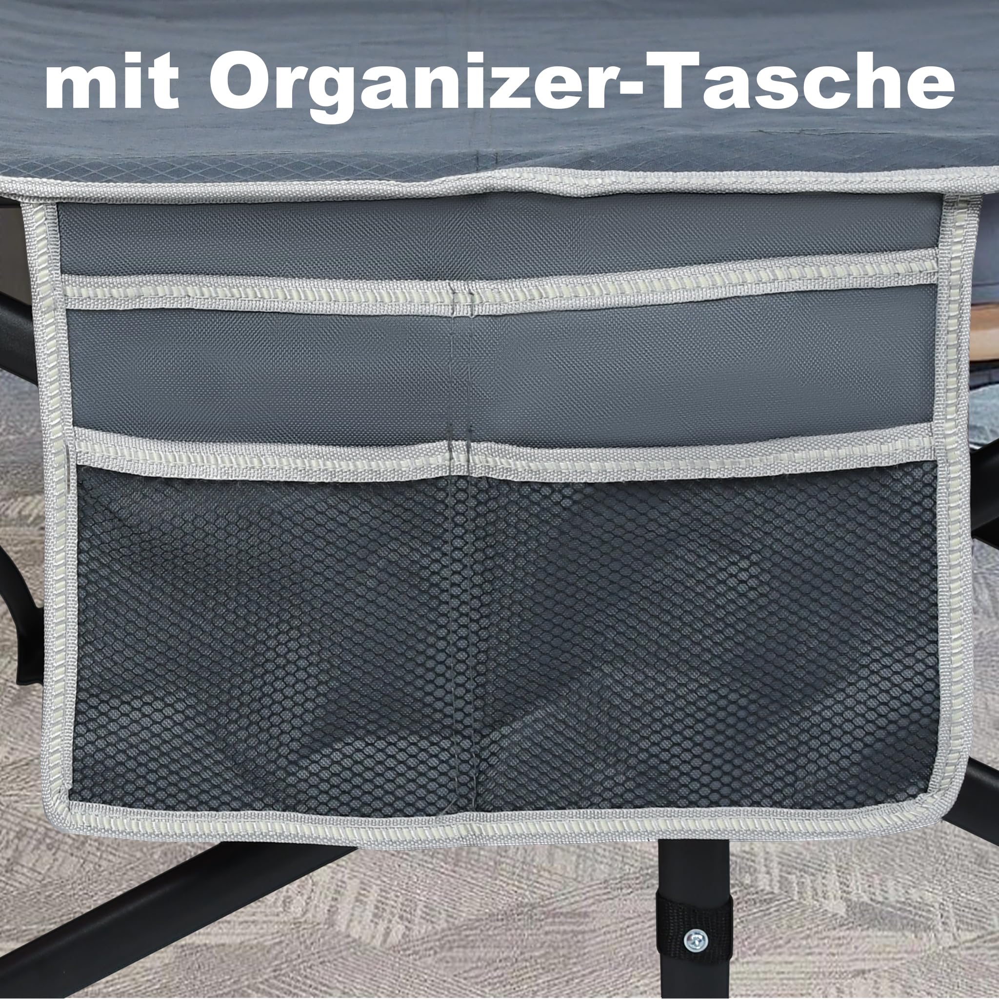 Cama plegable para camping, 190 x 62 x 38 cm, cama plegable de playa, ligera, soporta 250 kg, color negro