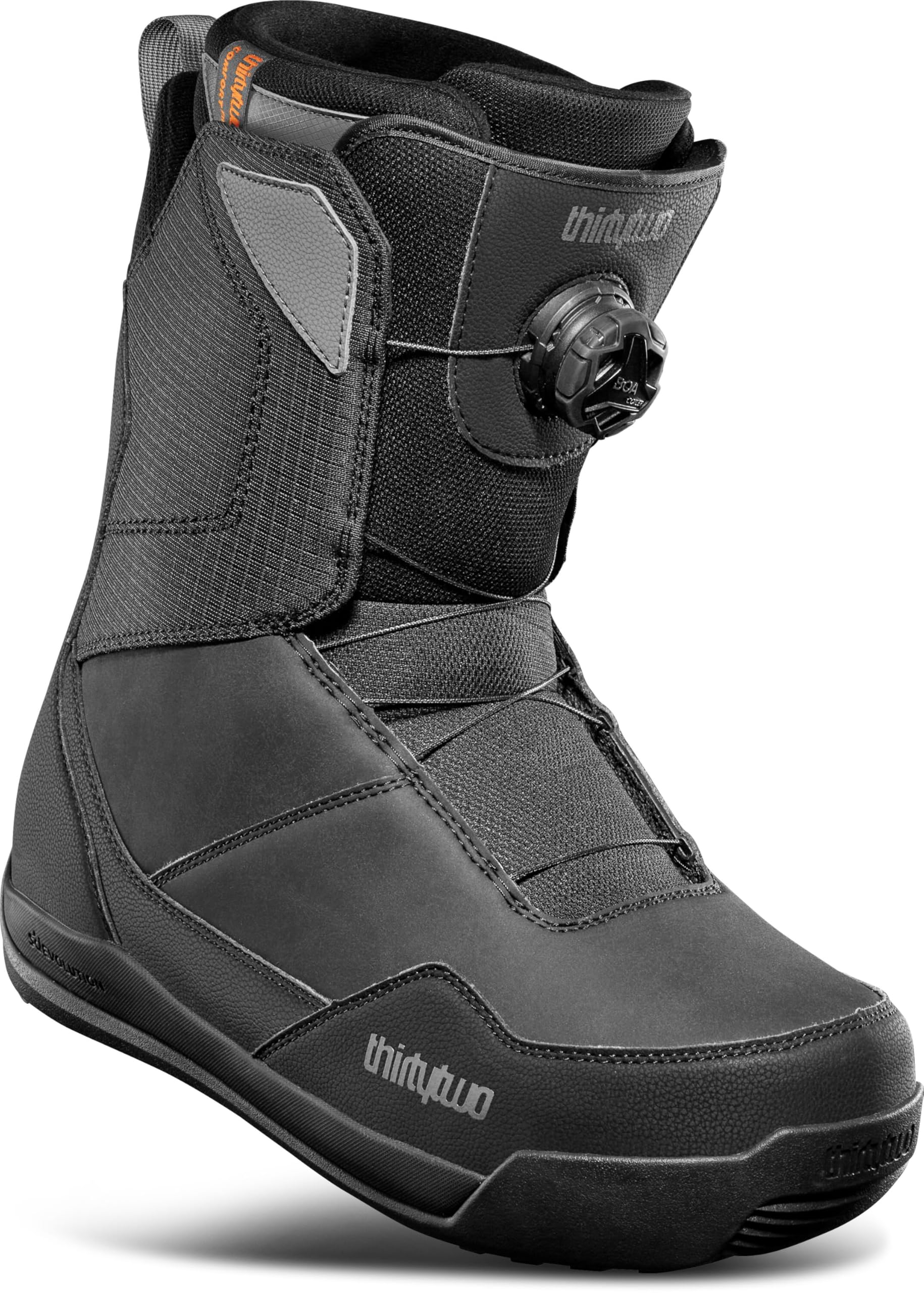 ThirtyTwo Shifty BOA Snowboard Boots - Snowboard Boots with Dual-Zone Lacing & Grippy Outsole