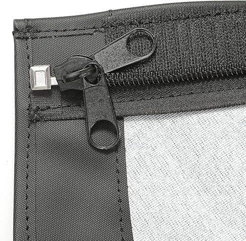 Miniatura 7 de Kojem Tapa superior suave de repuesto compatible con Suzuki SidekickGeo Tracker 1988-1994, cubierta superior suave, vinilo negro con ventanas