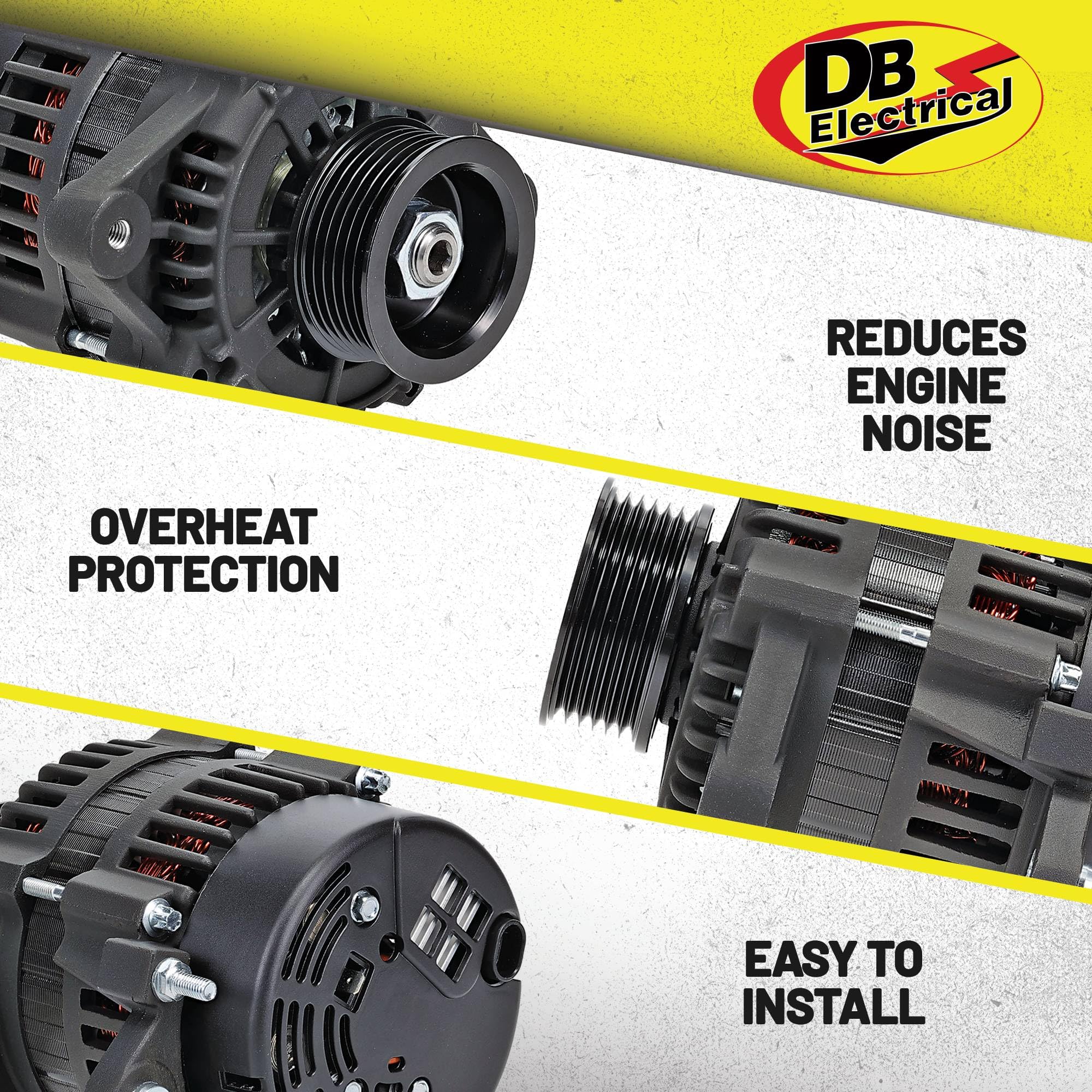 Nuevo DB eléctrico ADR0299 alternador compatible con reemplazo para Mercruiser modelo 350 Mag MPI (Gen +) modelo 350 Mag MPI Horizon modelo 454 Mag MPI Horizon (Gen VI) modelo 5.7L EFI (Gen +) 8460N