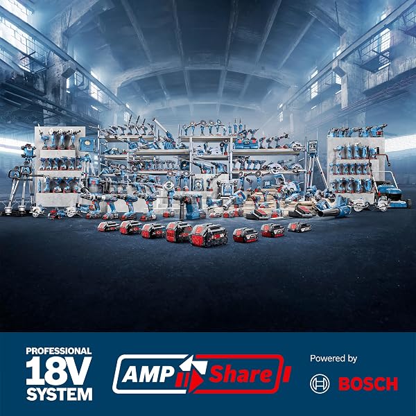 Bosch Professional 18V System Trapano-avvitatore con percussione a batteria GSB 18V-25 (Ø vite max. 10 mm, incl. 2 batterie GBA 2.0Ah, GAL 18V-40, L-BOXX) - 5