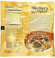 Vista 2 de Werther's Original Caramelos duros rellenos de caramelo cremoso (2.65 onzas), paquete de 3