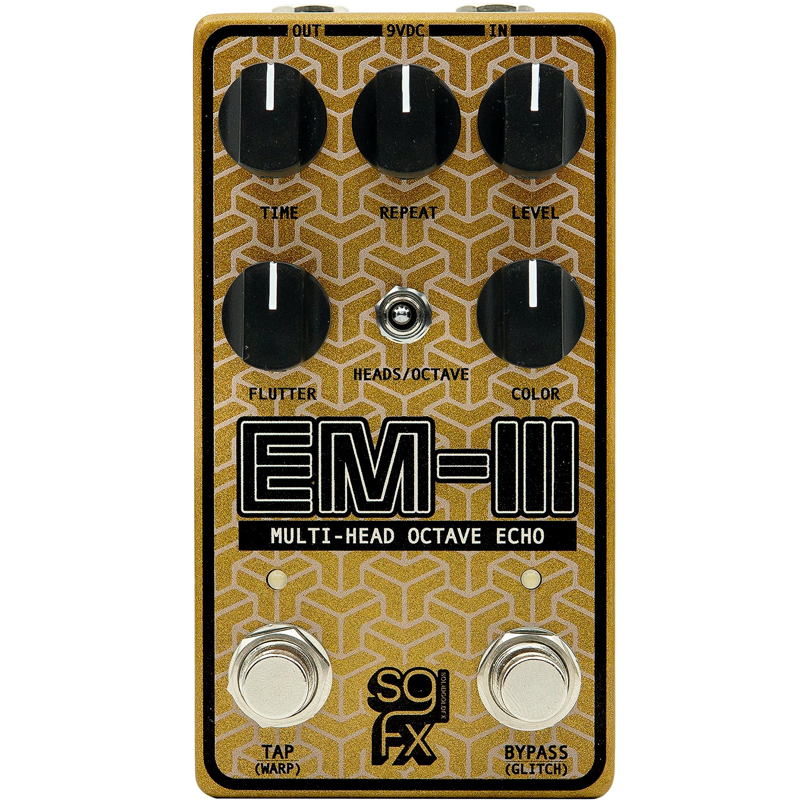 SolidGold FX EM-III Multi Head Octave Echo Effects Pedal