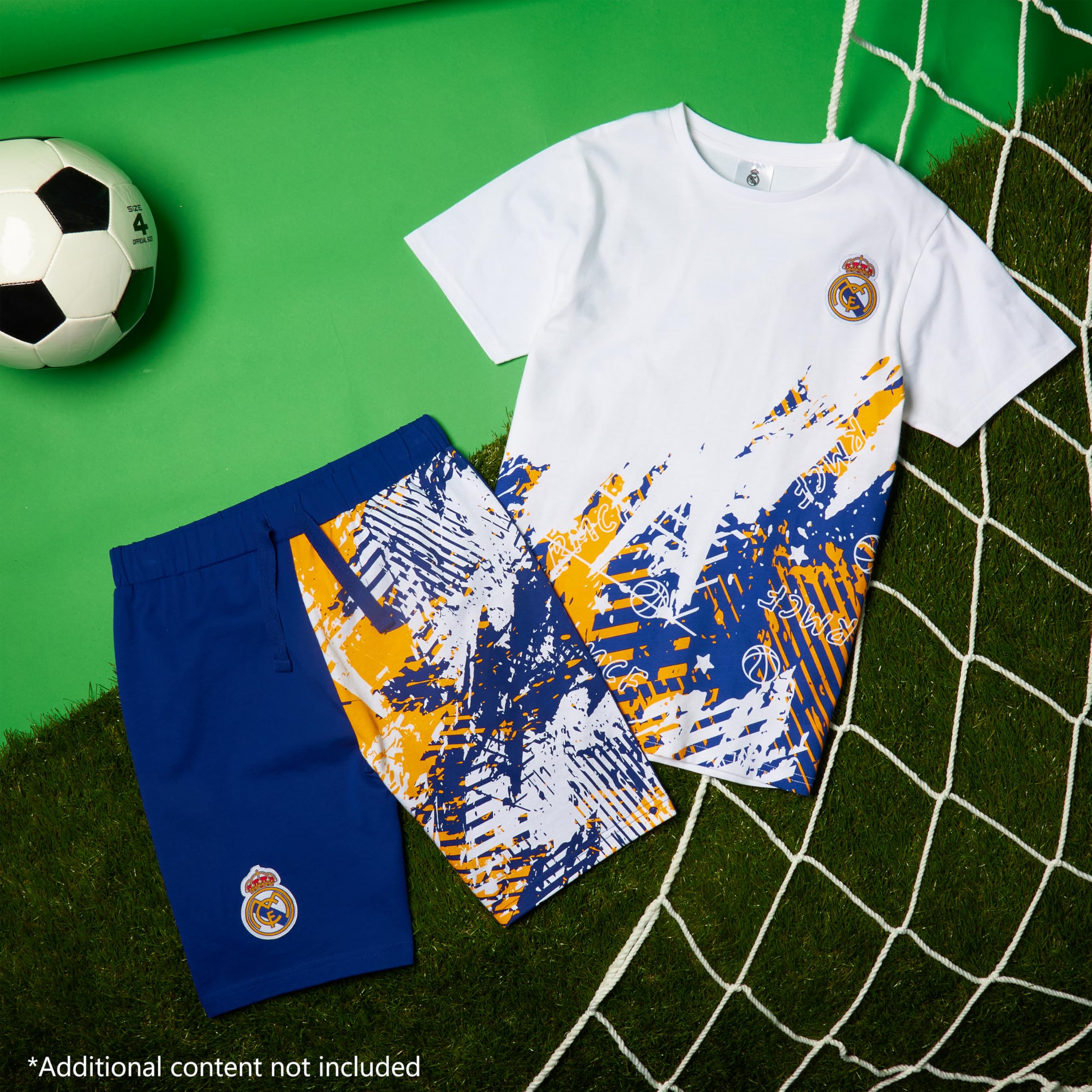 Conjunto de Pijamas Futbol Verano Niño Corto Cómoda Regalos