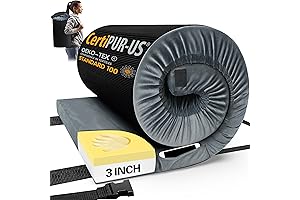 CYMULA Memory Foam Roll Up Mattress Pad