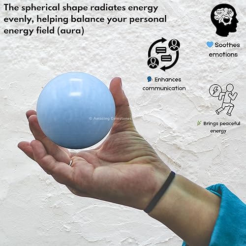 Vista 285 de Amazing Gemstone Black Tourmaline Crystal Ball with Stand - 2" Inches Crystal Sphere Meditation Balls for Witchcraft and Decorative Balls