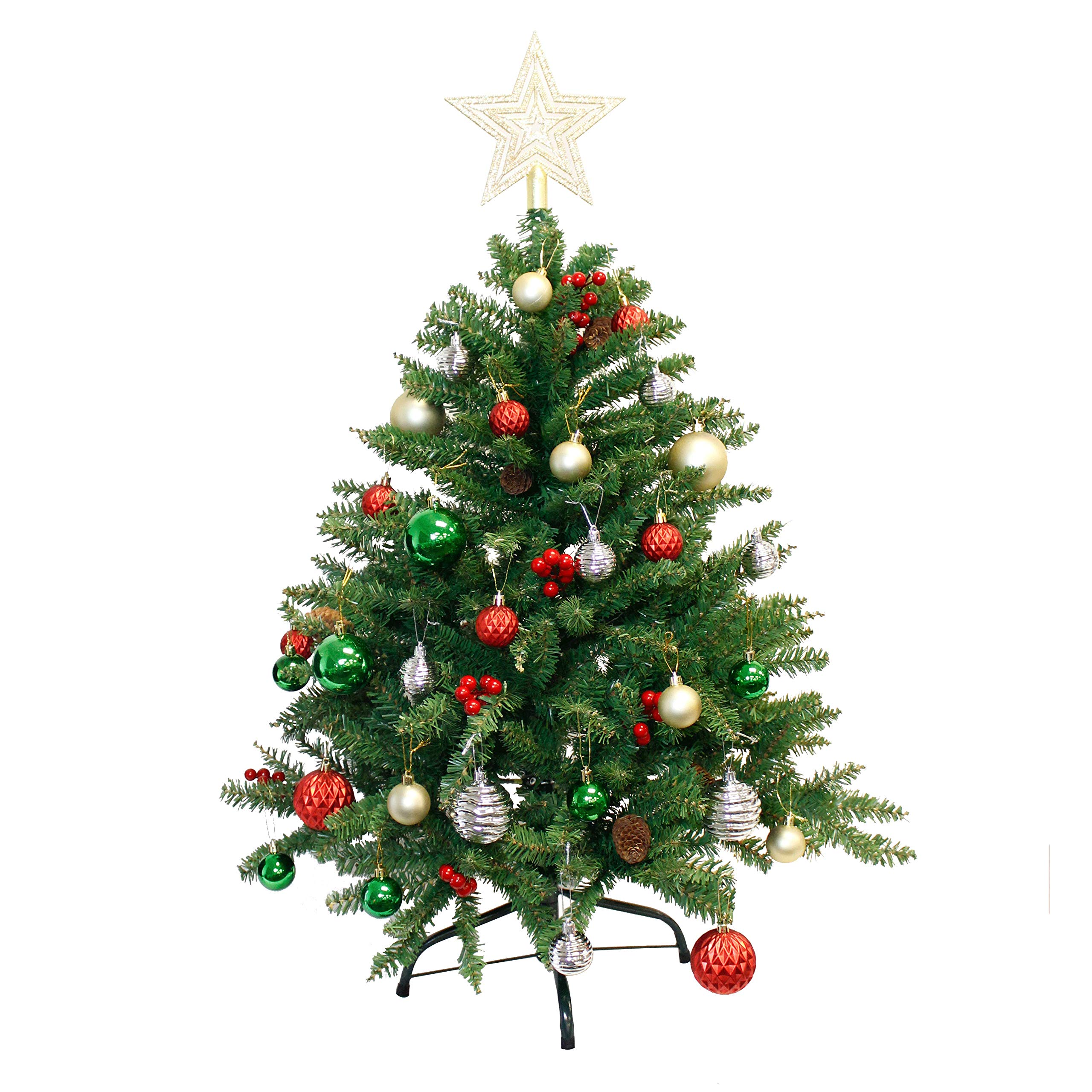 電飾付きクリスマスツリー　高さ2.3ｍ　オーナメント多数 Amazon.co.jp: クリスマスツリー 150cm 豪華オーナメントセット 高輝度