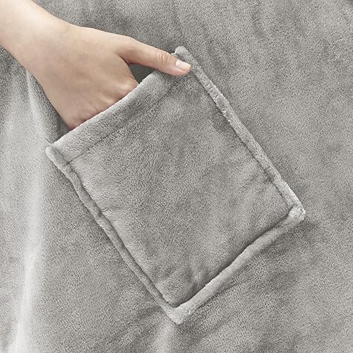 Miniatura 10 de Capa Comfort Spaces con capucha, de felpa, color blanco