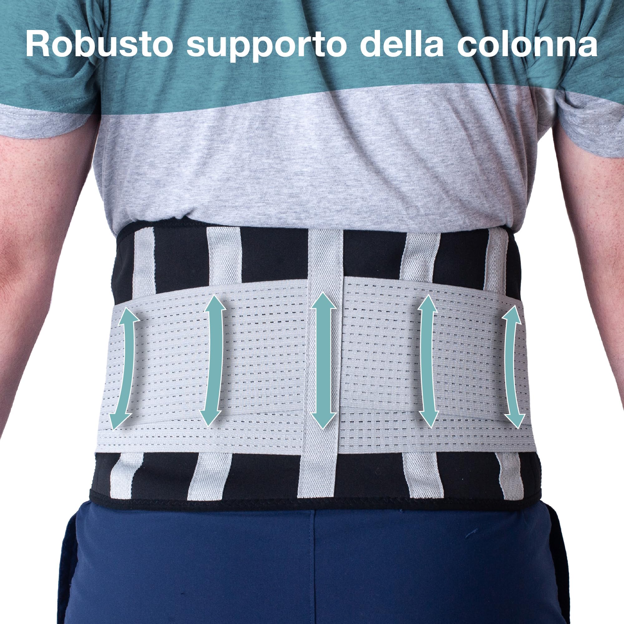 Fascia lombare per donne e uomini - Cintura di sostegno per stabilizzare la colonna vertebrale - Tutore lombare regolabile per il dolore lombare e la prevenzione degli infortuni - L - The Restored