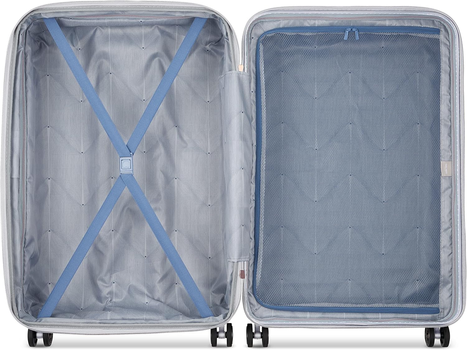  | DELSEY Paris Cruise 3.0 Hardside Expandable Luggage with Spinner Wheels, Platinum, Checked-Large 28 Inch | Suitcases