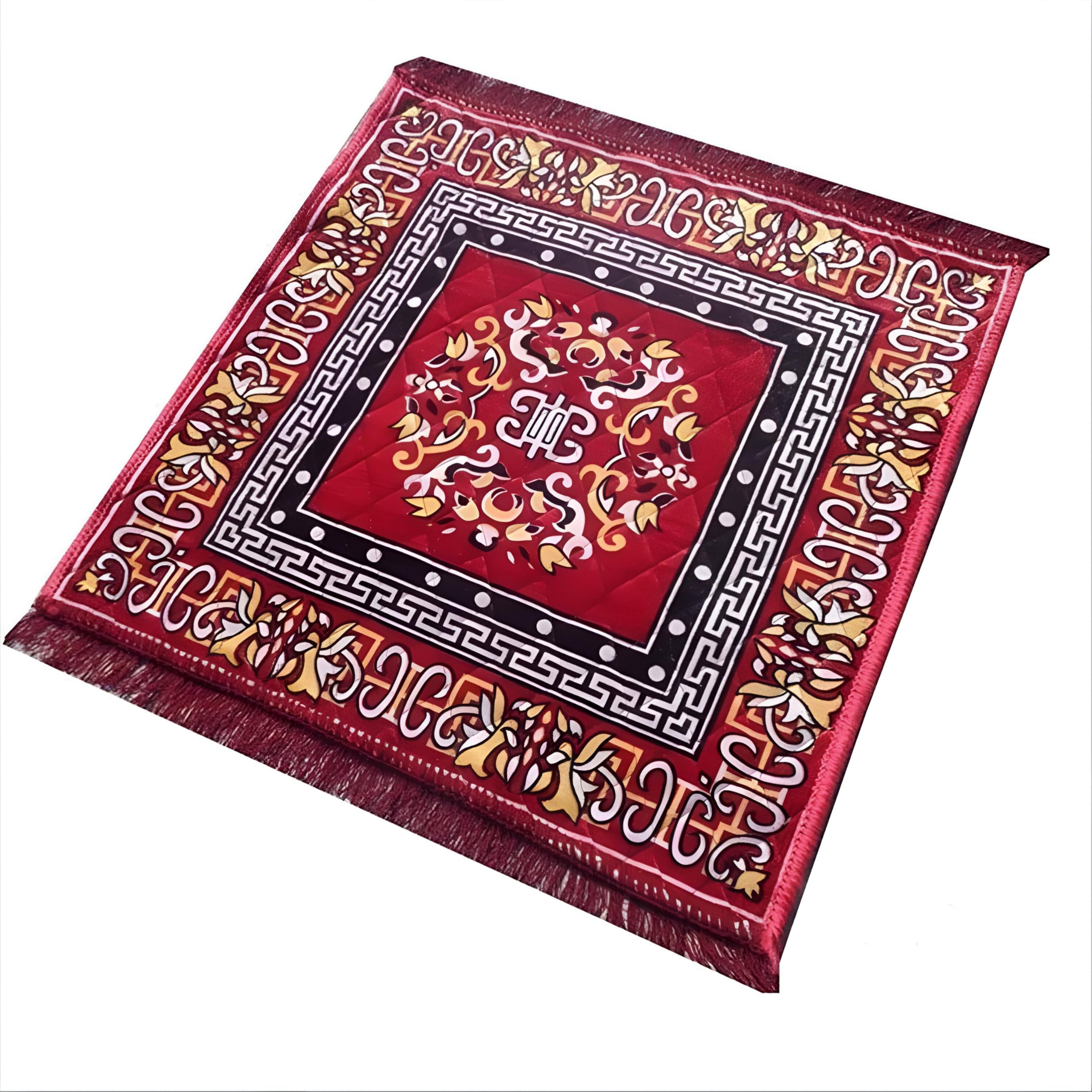 generic Velvet Prayer Mat/Puja Aasan-picture-9