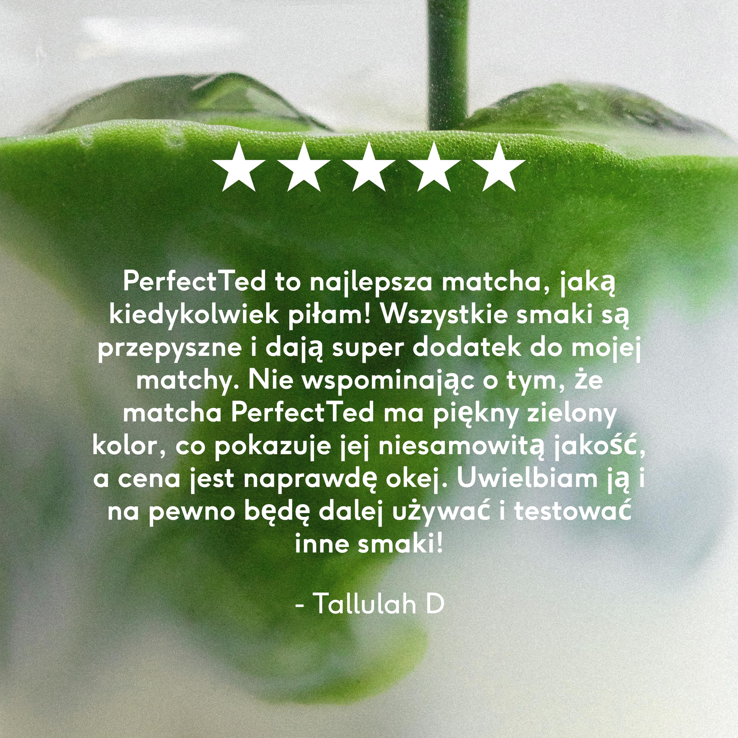 PerfectTed Organiczna Ceremonial Grade Matcha Powder | 30 g | Jedno pochodzenie z Uji, Japonii | Ręcznie wybierany z lokalnych zrównoważonych gospodarstw