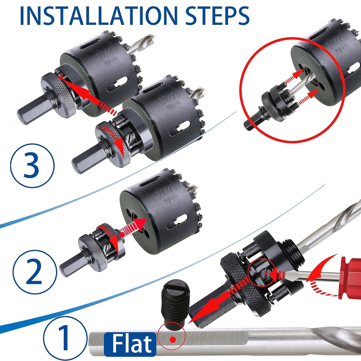 4-1/8 inch Carbide Grit Hole Saw Cutter for Hardy Plank Air Brick Stucco Drywall Fiber Cement siding Backer Board Plasterboard