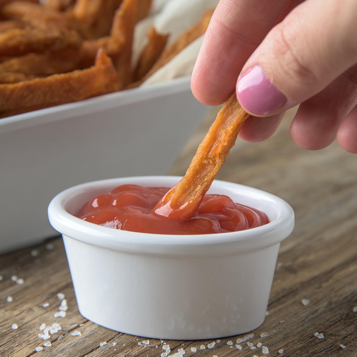 Carlisle FoodService Products S31002 Melamine 2 Oz. Oval Melamine Ramekin, White (Case of 48)