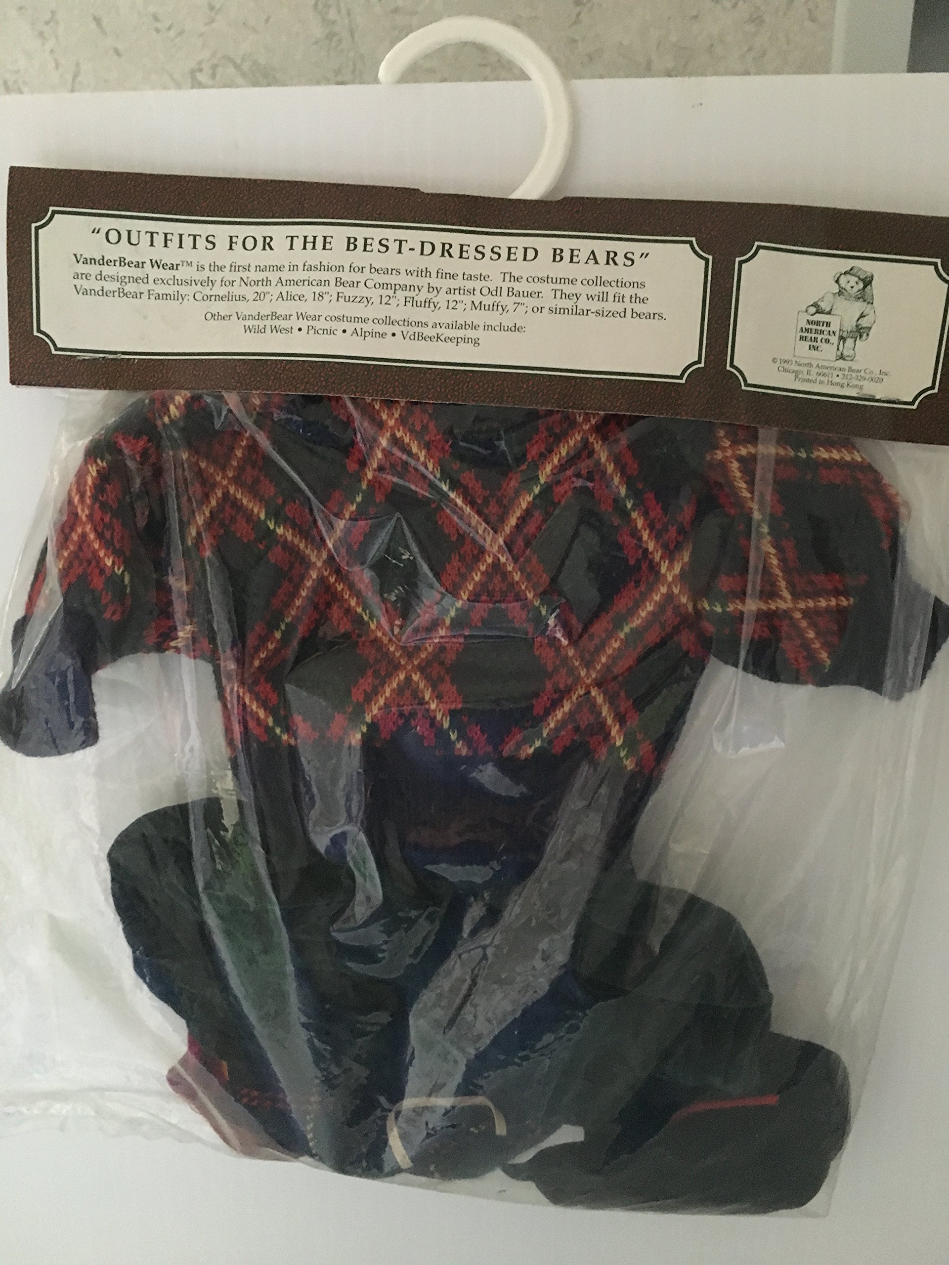 North American Bear Alice Vanderbear Gibearny Outfit