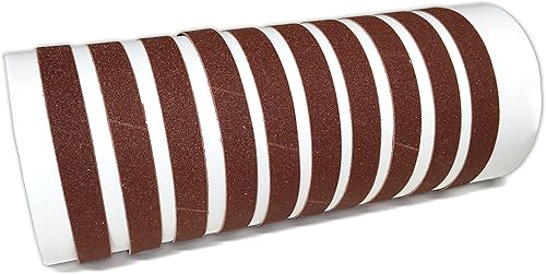 Miniatura 1 de Red Label Abrasives 1 correa de lijado extrafina de 18 pulgadas para afilar cuchillos de grano P600, paquete de 10 (compatible con accesorio para