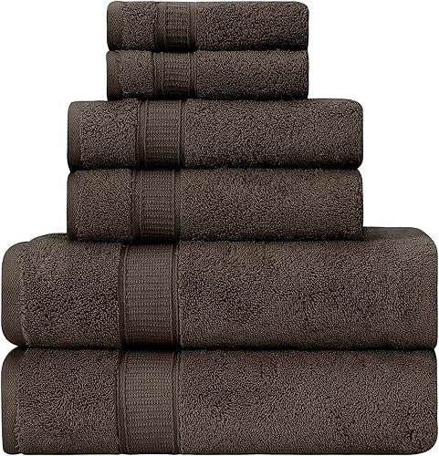 Toallas de algodón turco de lujo de fácil cuidado, extrasuaves y absorbentes, calidad de hotel y spa, toallas turcas de cocina y baño por LA' HAM