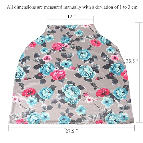 Miniatura 10 de TUOKING Fundas de asiento de automóvil para bebés funda de lactancia sedosa para lactancia bolsa de almacenamiento a juego ancla