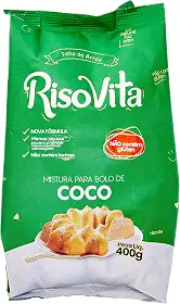 RisoVita Mistura Para Bolo Sabor Coco 400G