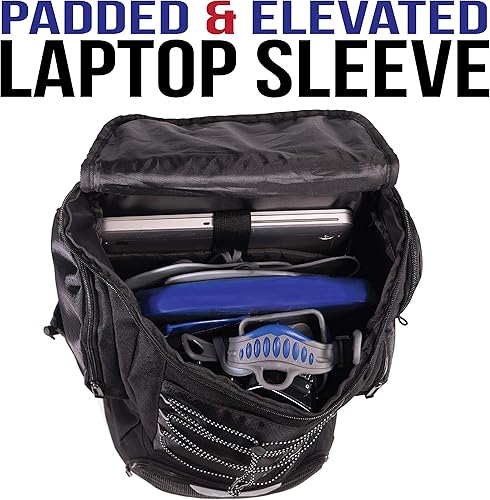 Miniatura 3 de Athletico Mochila de natación - Bolsa de natación con compartimentos húmedos y secos para nadar, playa, campamento, bolsas de piscina con funda para