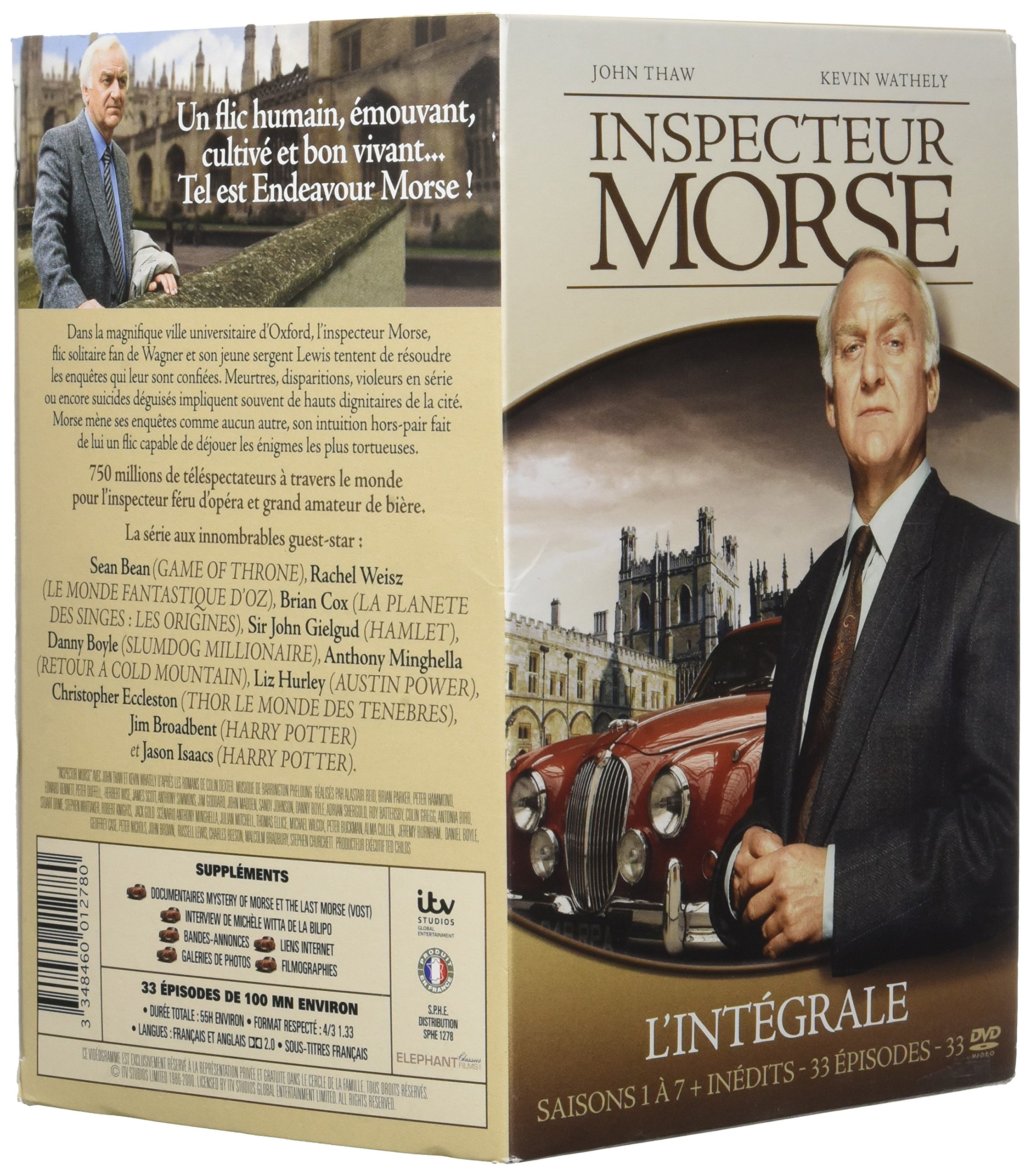 [Elephant Films] - Inspecteur Morse - L'intégrale - Saisons 1 à 7 - Coffret 33 DVD