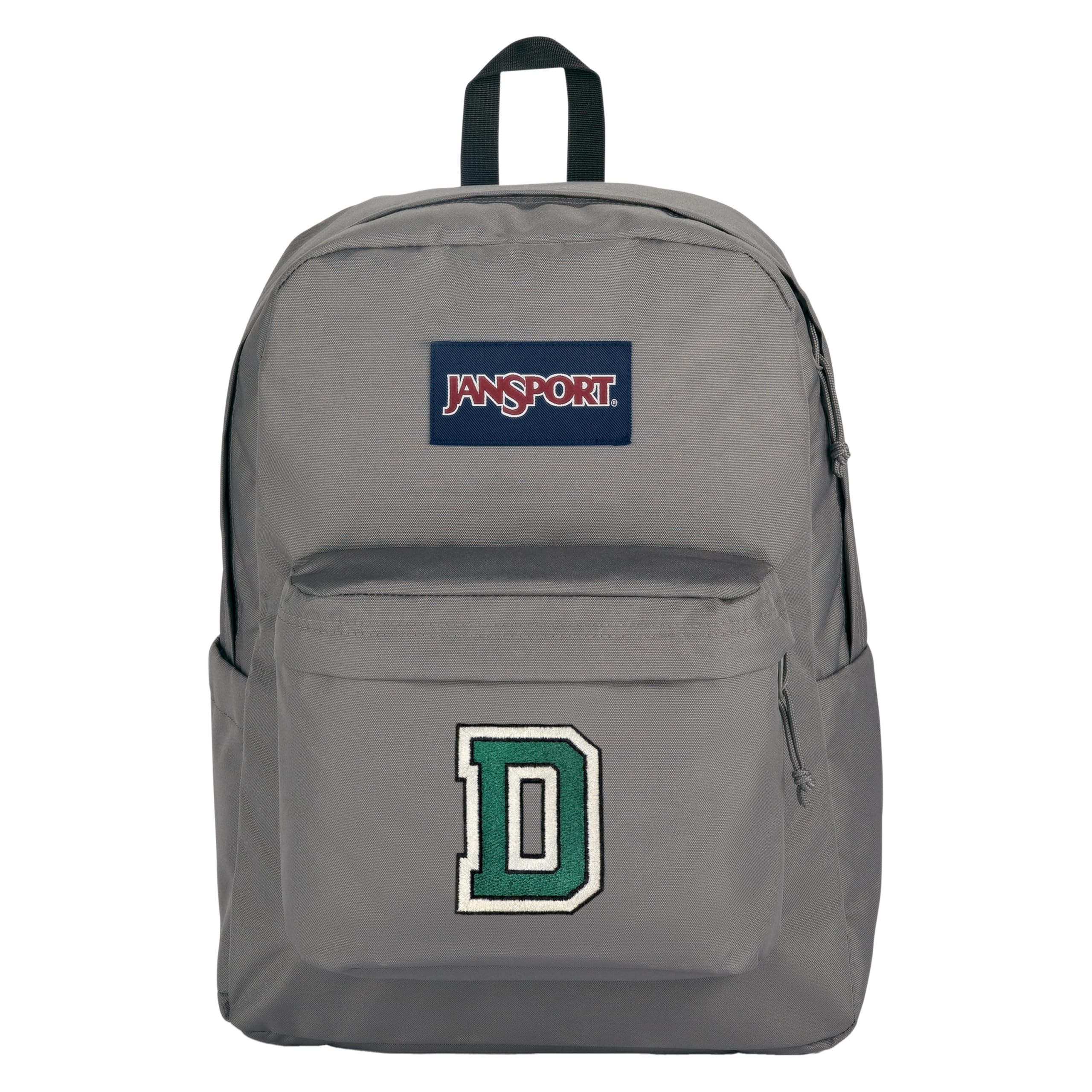 JanSport NCAA Officially Licensed Backpack, Dartmouth, Superbreak Plus with Padded 15'' Laptop Sleeve, Spacious Computer Bag for Men &amp; Women, Durable Daypack with Bottle Pocket, Graphite Grey