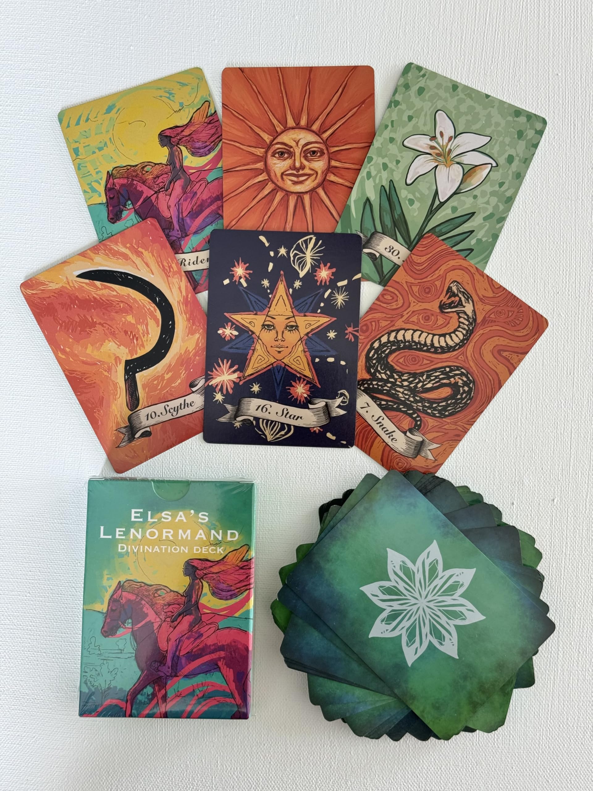 Amazon.com: Elsa's Lenormand Oracle for Beginners Deck- Easy